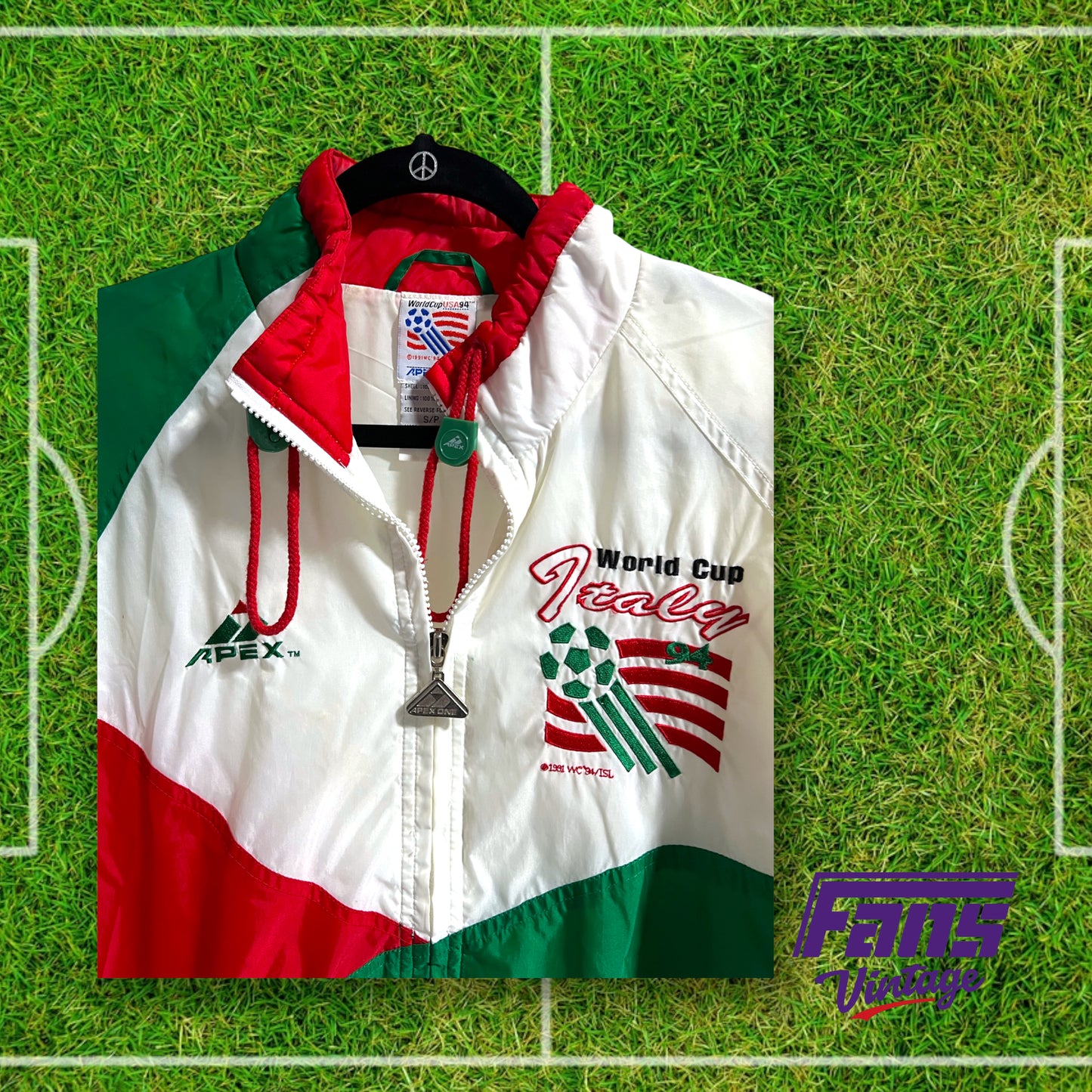 90s Vintage Gorgeous Team Italy 94 USA World Cup Jacket