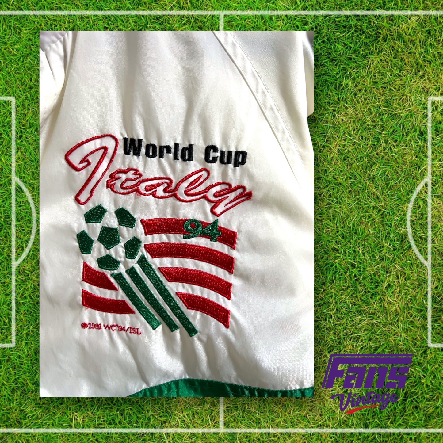 90s Vintage Gorgeous Team Italy 94 USA World Cup Jacket
