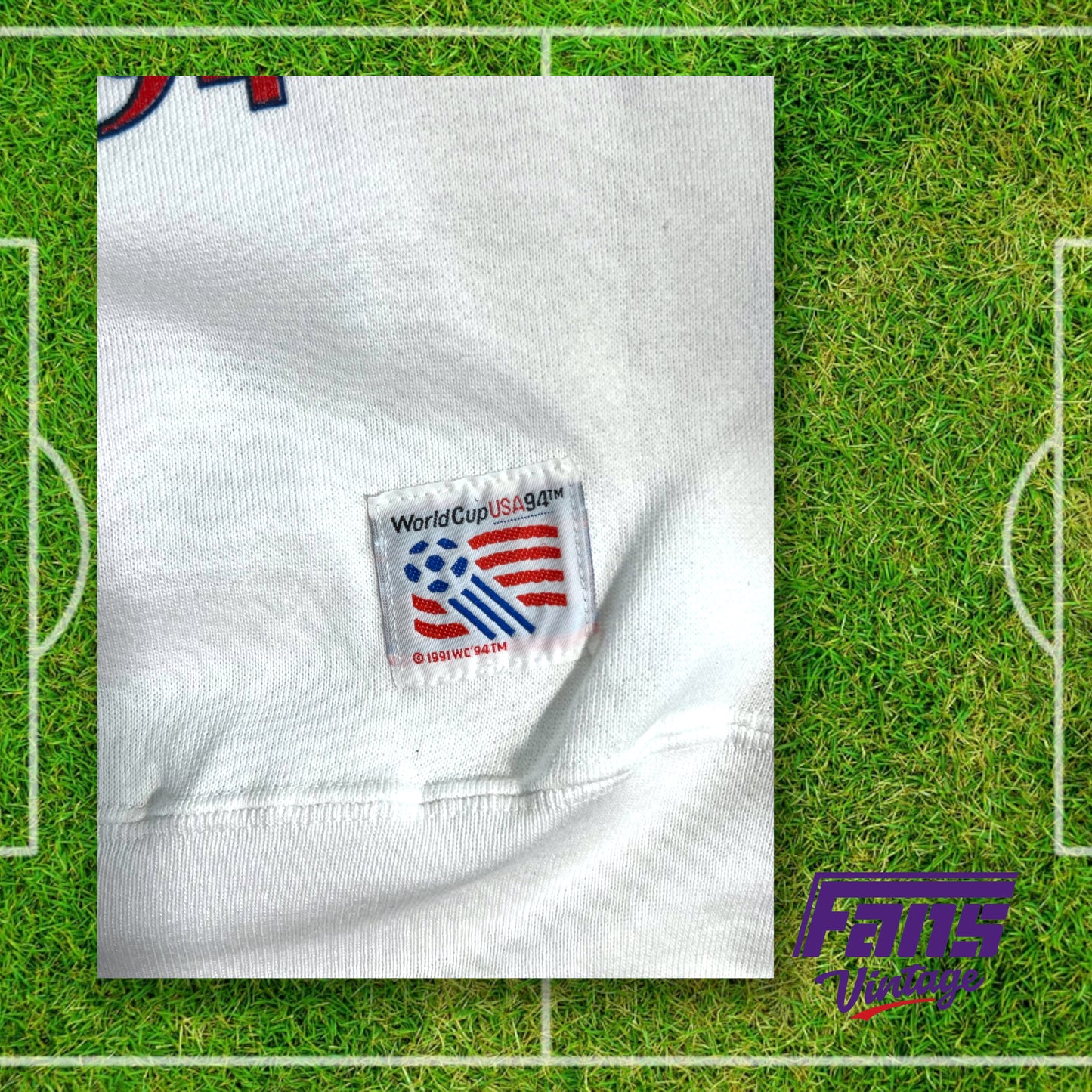 90s vintage USA World Cup Soccer crewneck sweater - awesome graphic