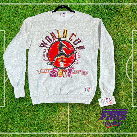 90s vintage World Cup Soccer crewneck sweater