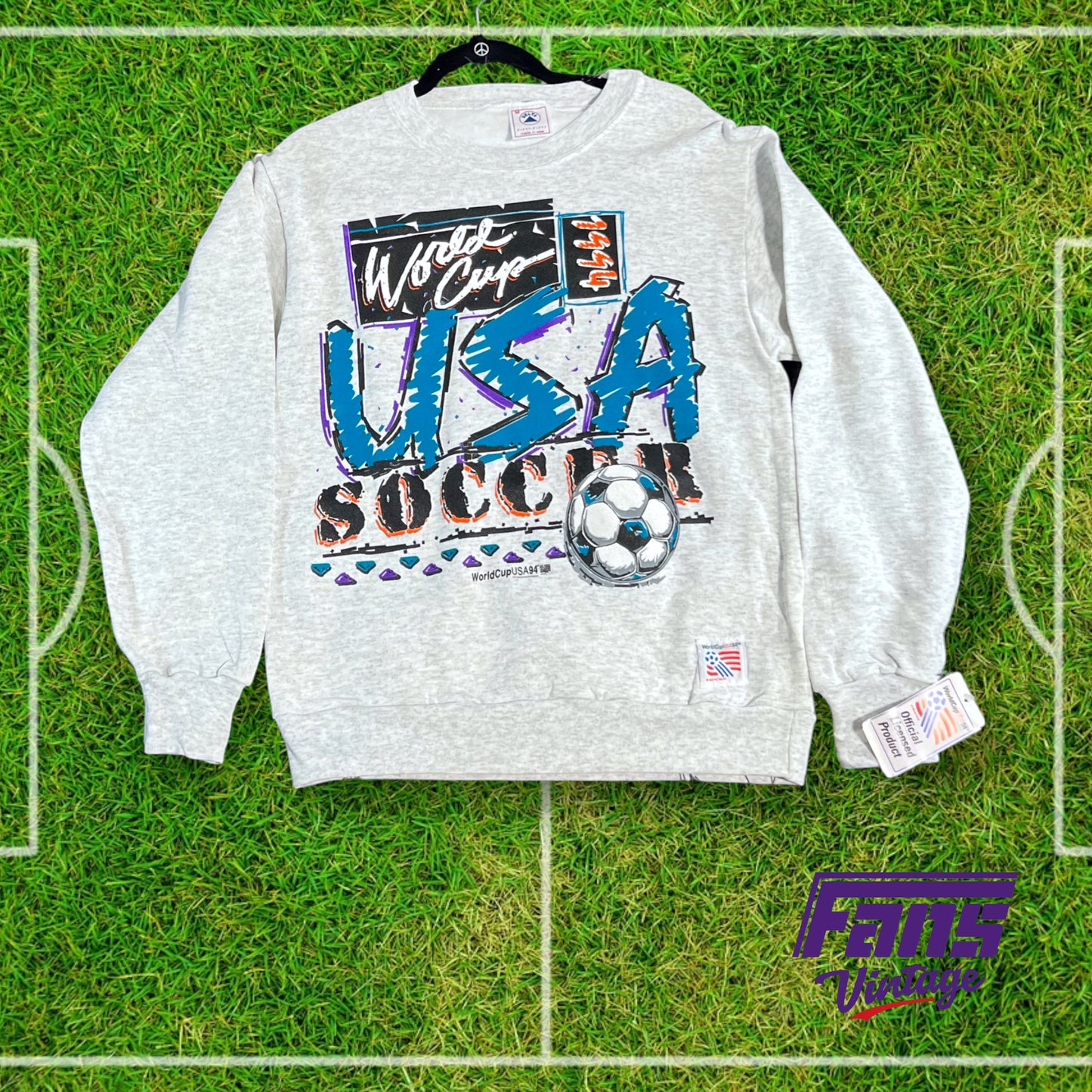 90s Vintage USA Soccer crewneck sweater - New with tags!