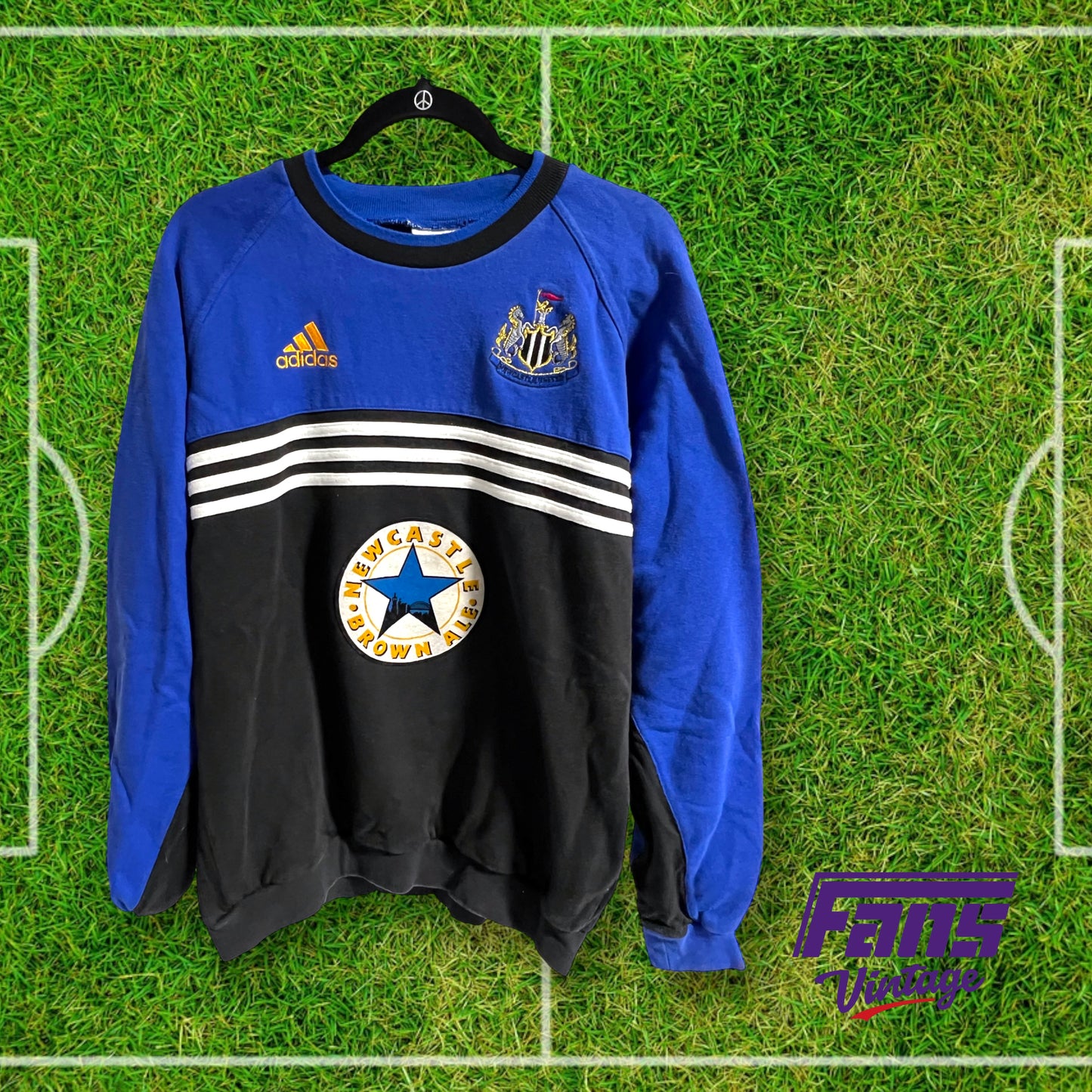 Vintage Adidas Newcastle crewneck sweater