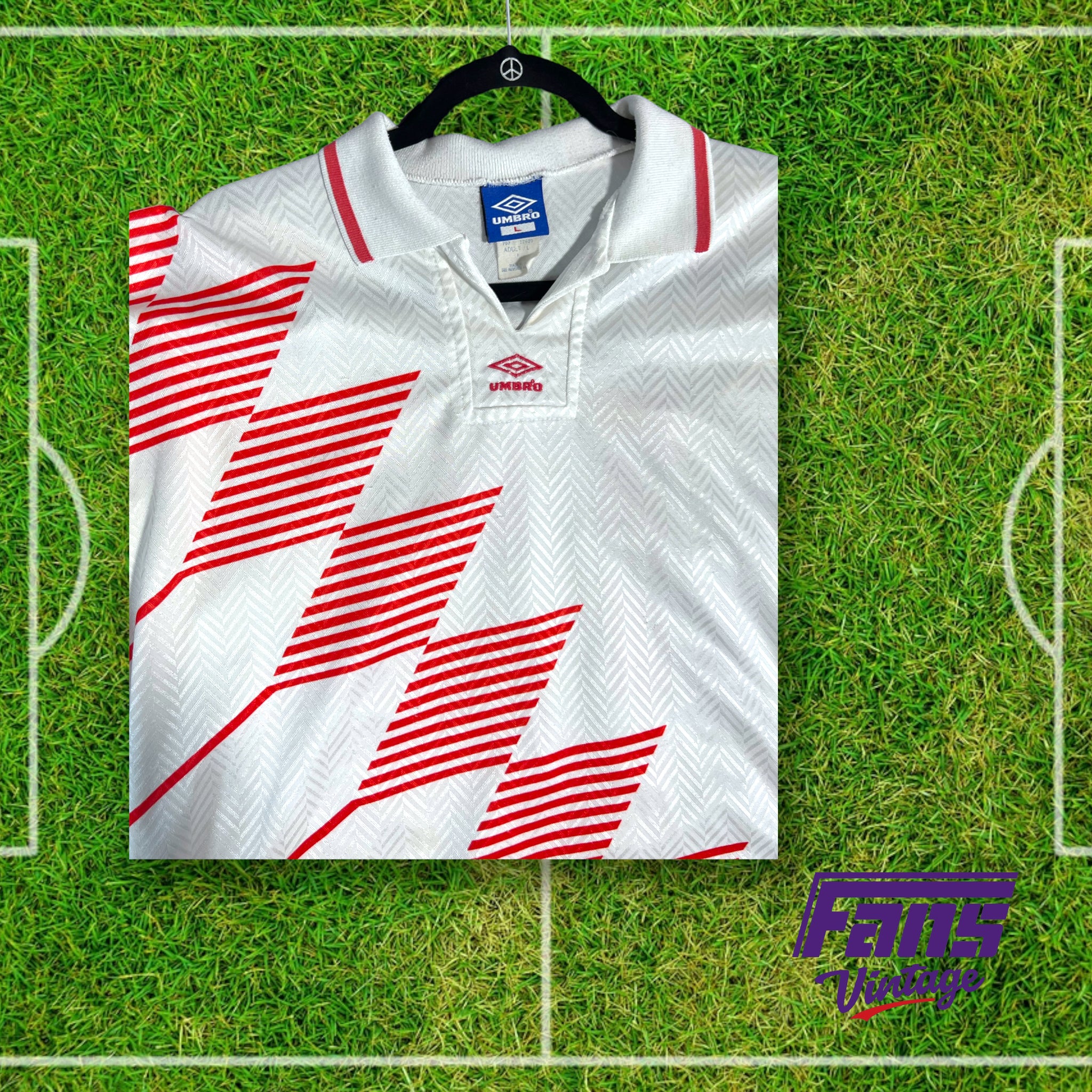 90s vintage Umbro soccer jersey - Awesome details – Fans Vintage