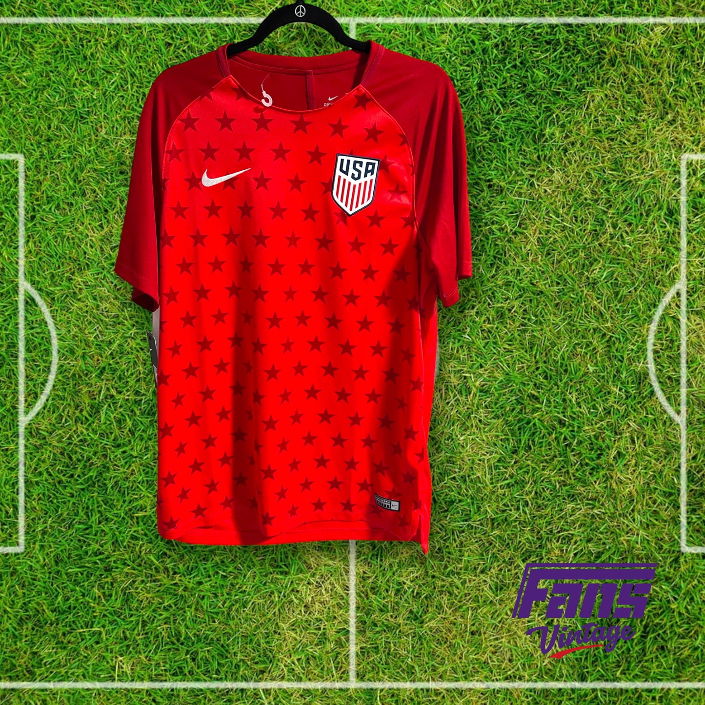 2018 Nike USMNT prematch jersey