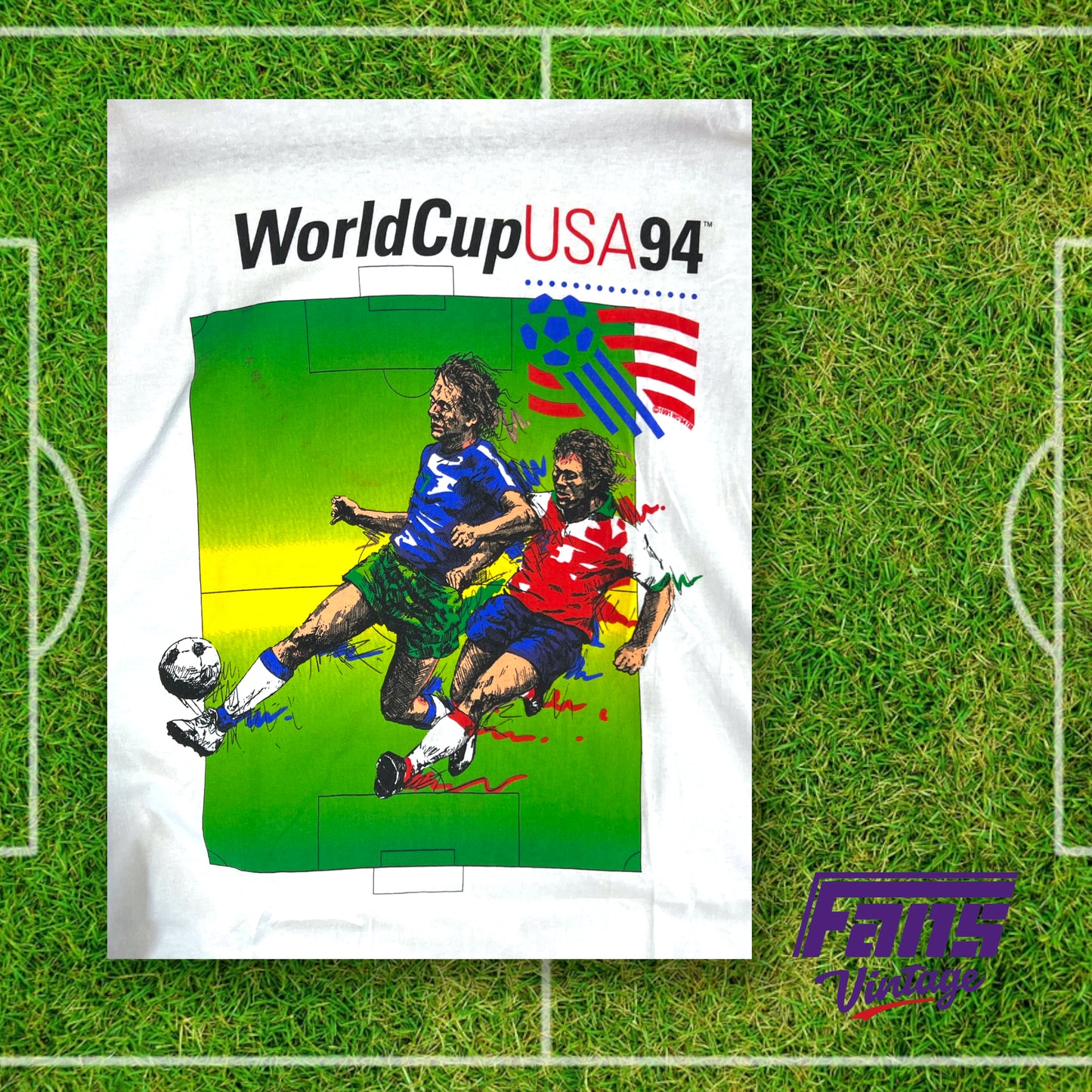 90s vintage World Cup t-shirt - Insane graphic