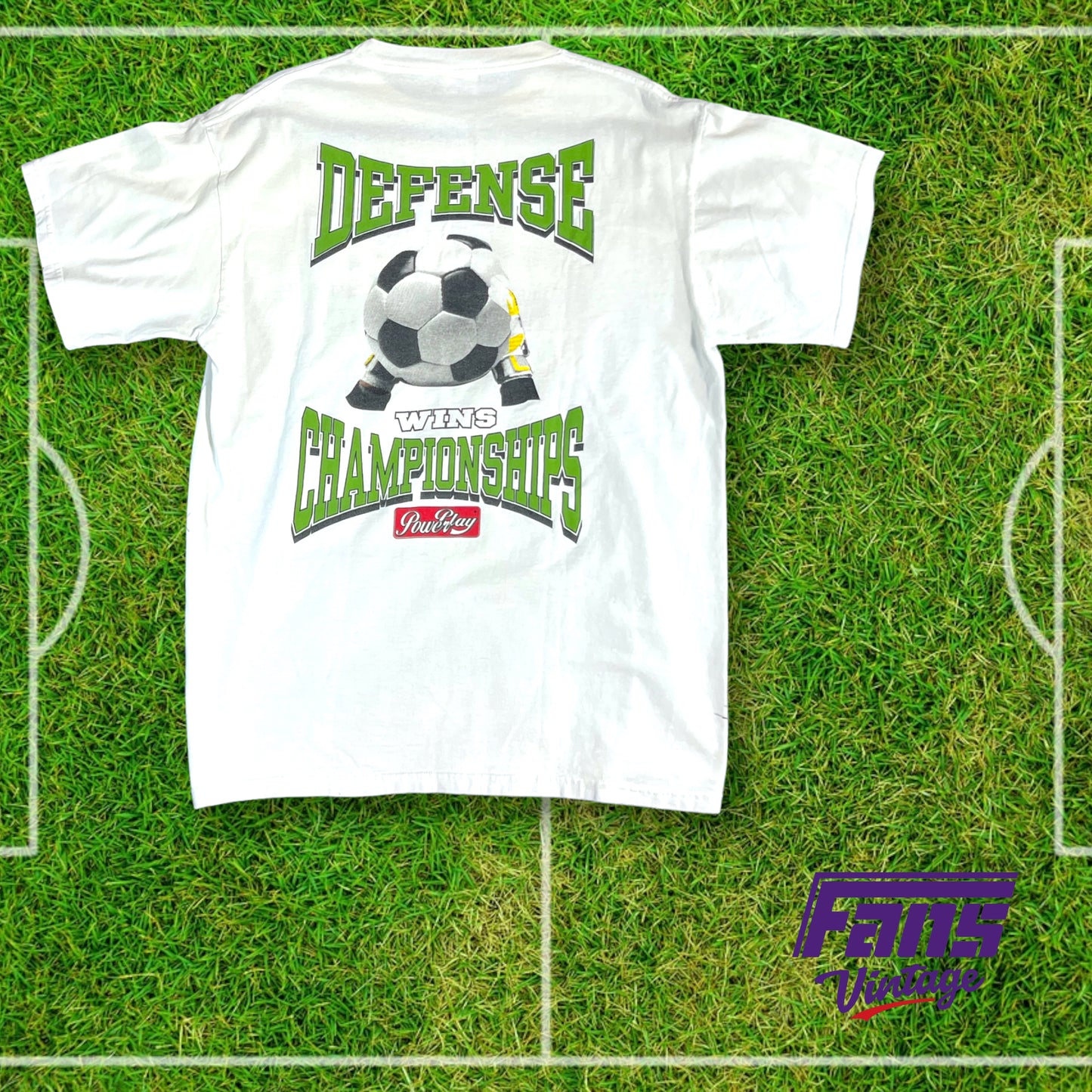 90s vintage Soccer doubled sided t-shirt