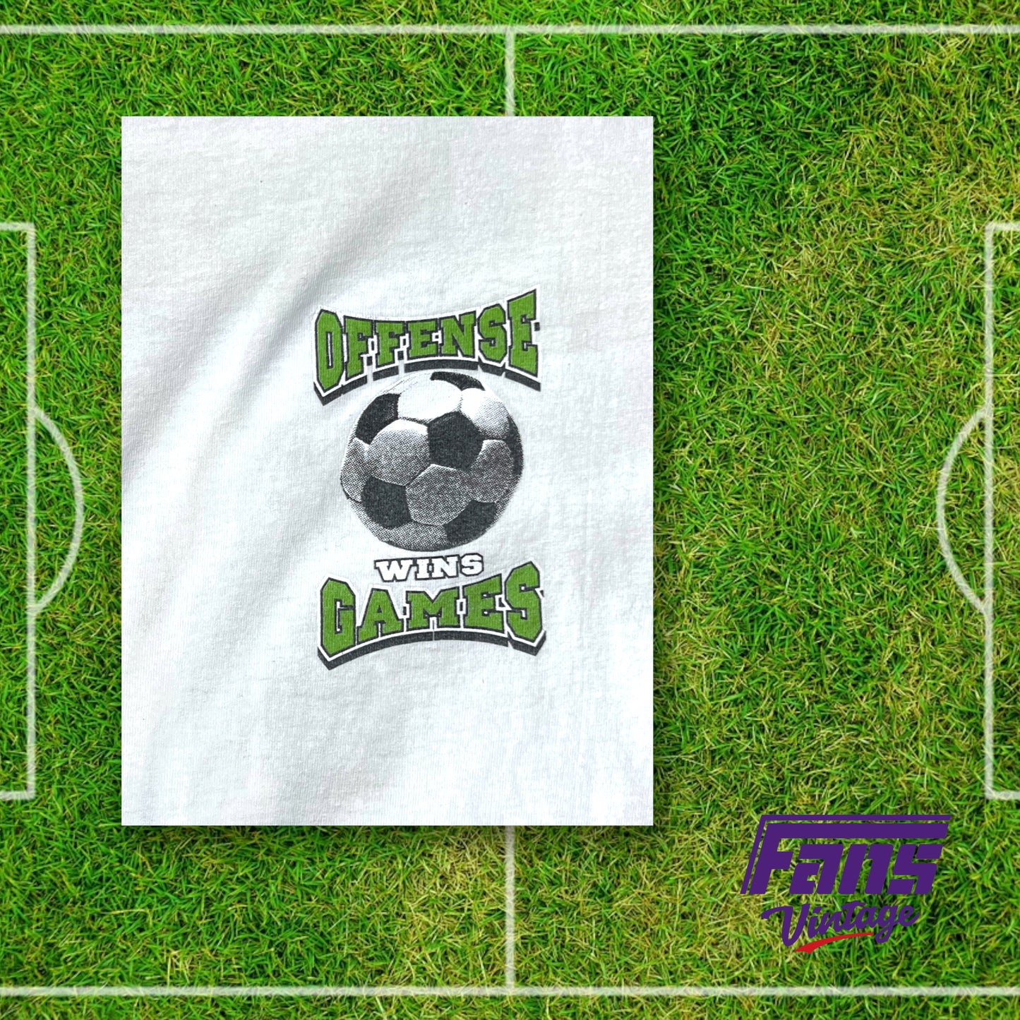 90s vintage Soccer doubled sided t-shirt