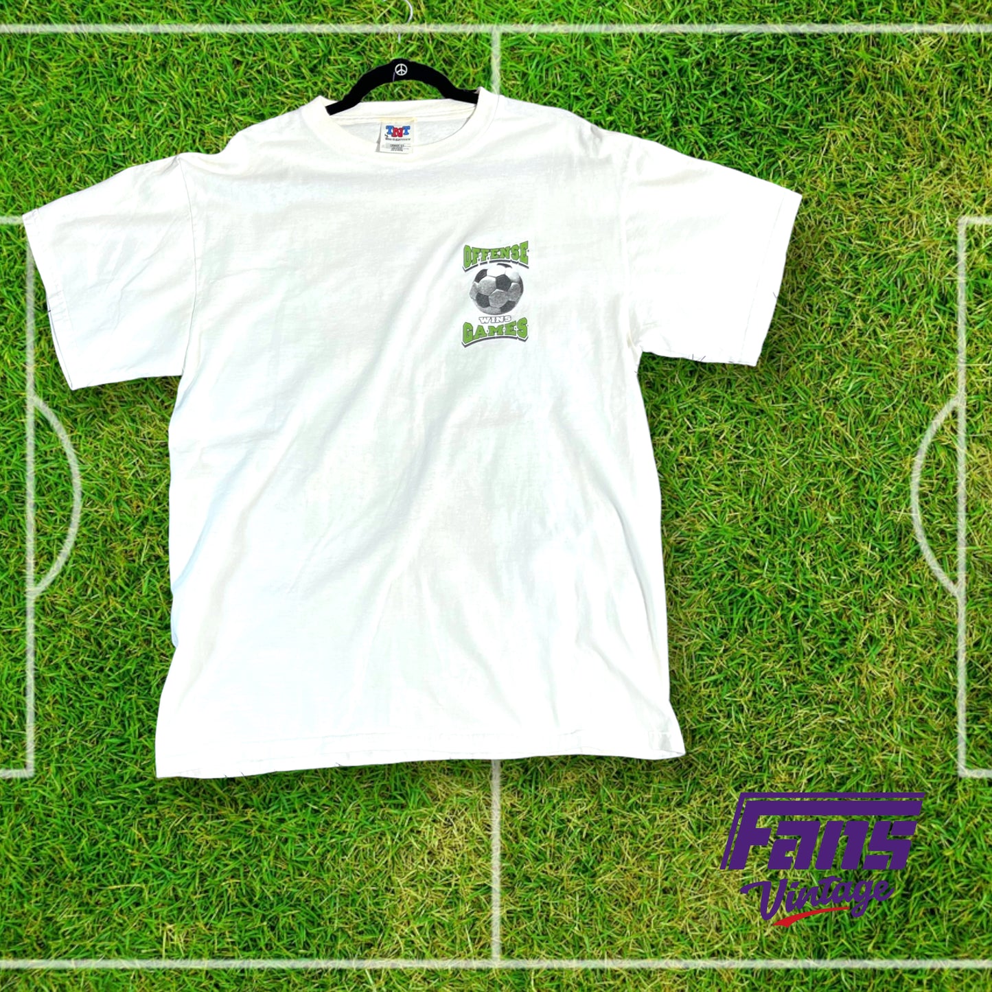 90s vintage Soccer doubled sided t-shirt