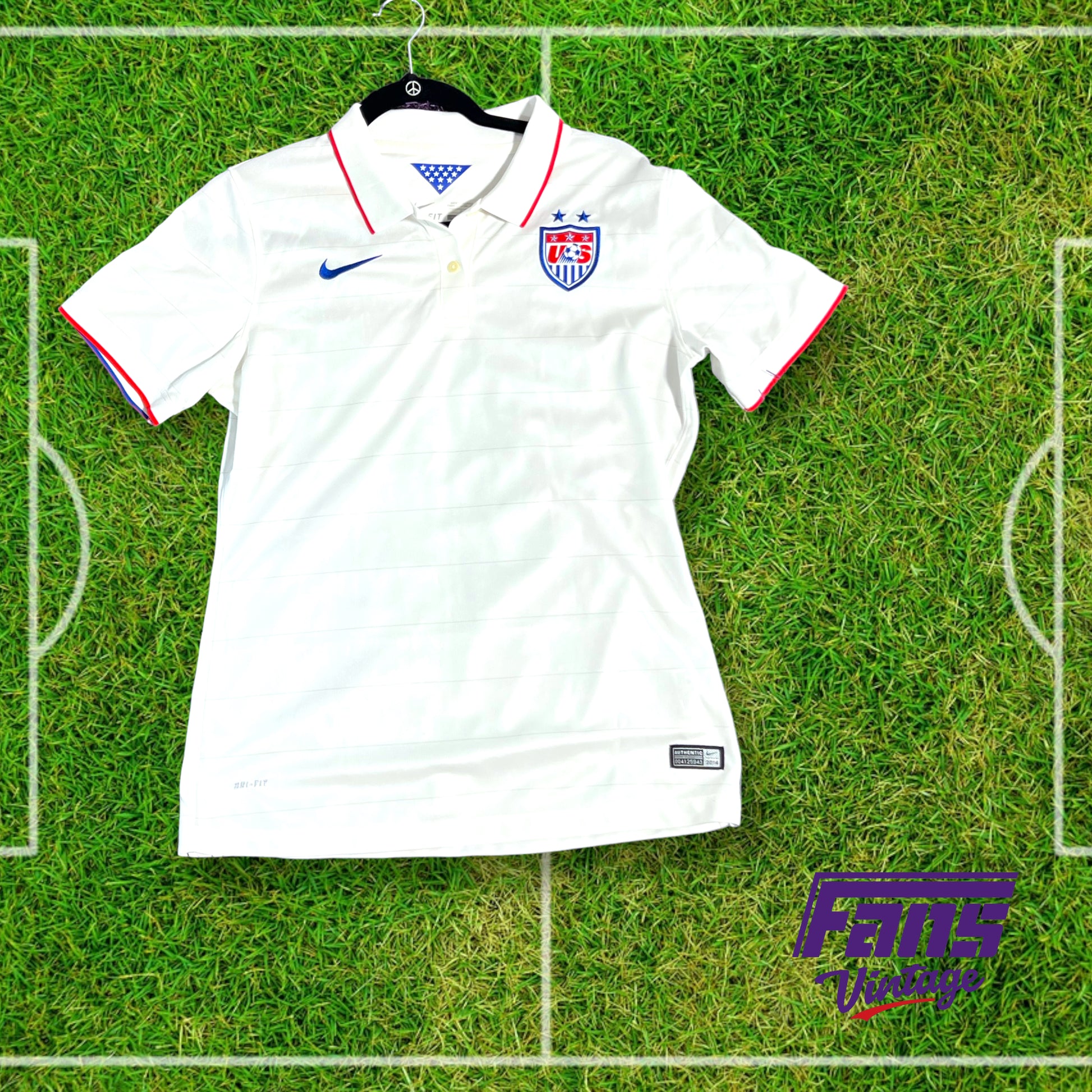 Nike Women's US Soccer dri-fit jersey 2014 – Fans Vintage