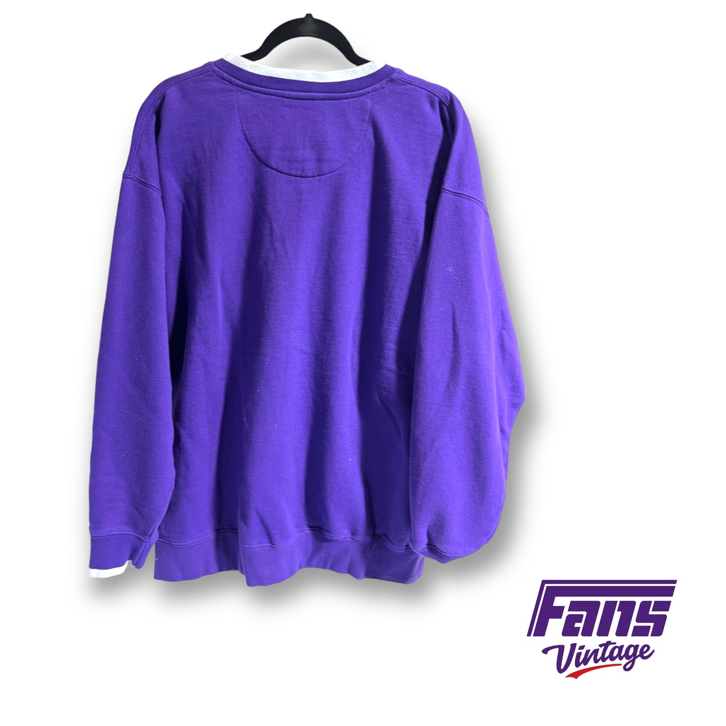 Vintage TCU ringer crewneck sweater