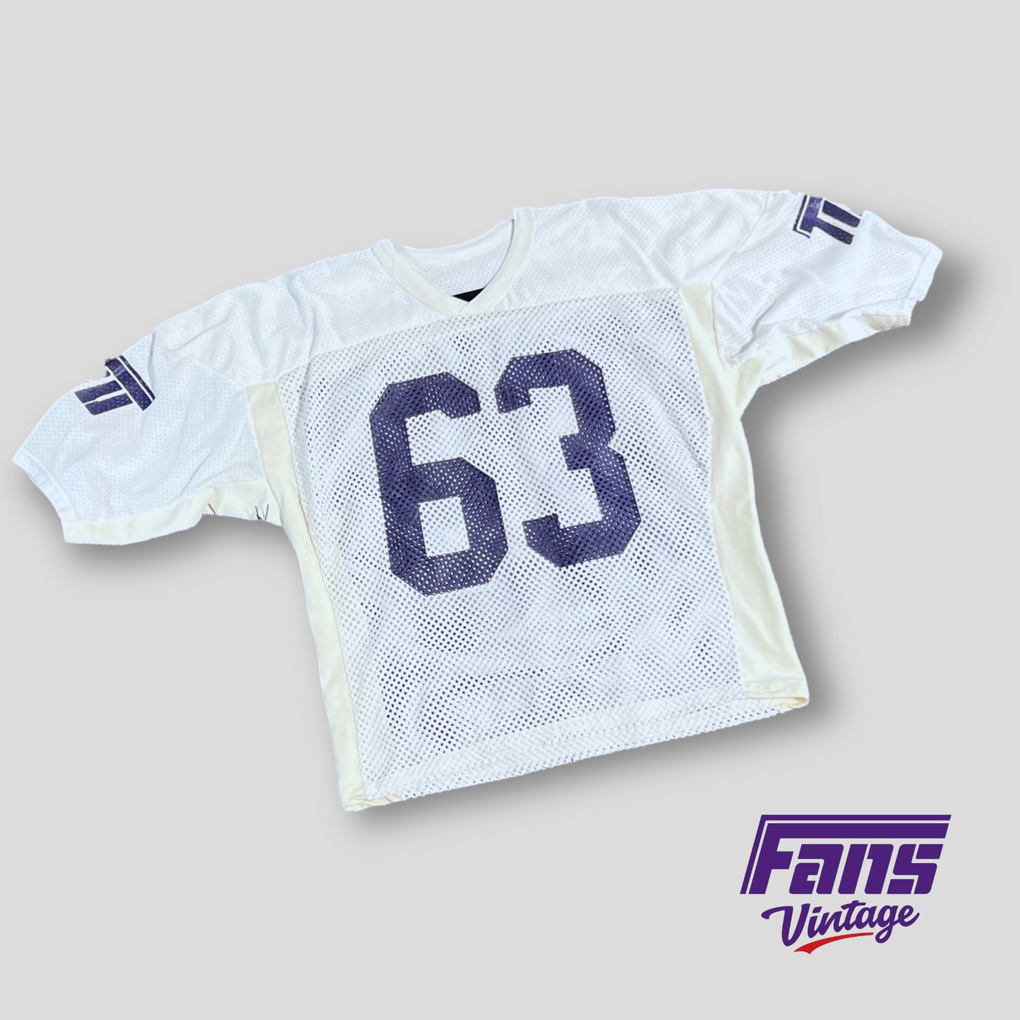 80's era Flying T TCU Football practice worn jersey