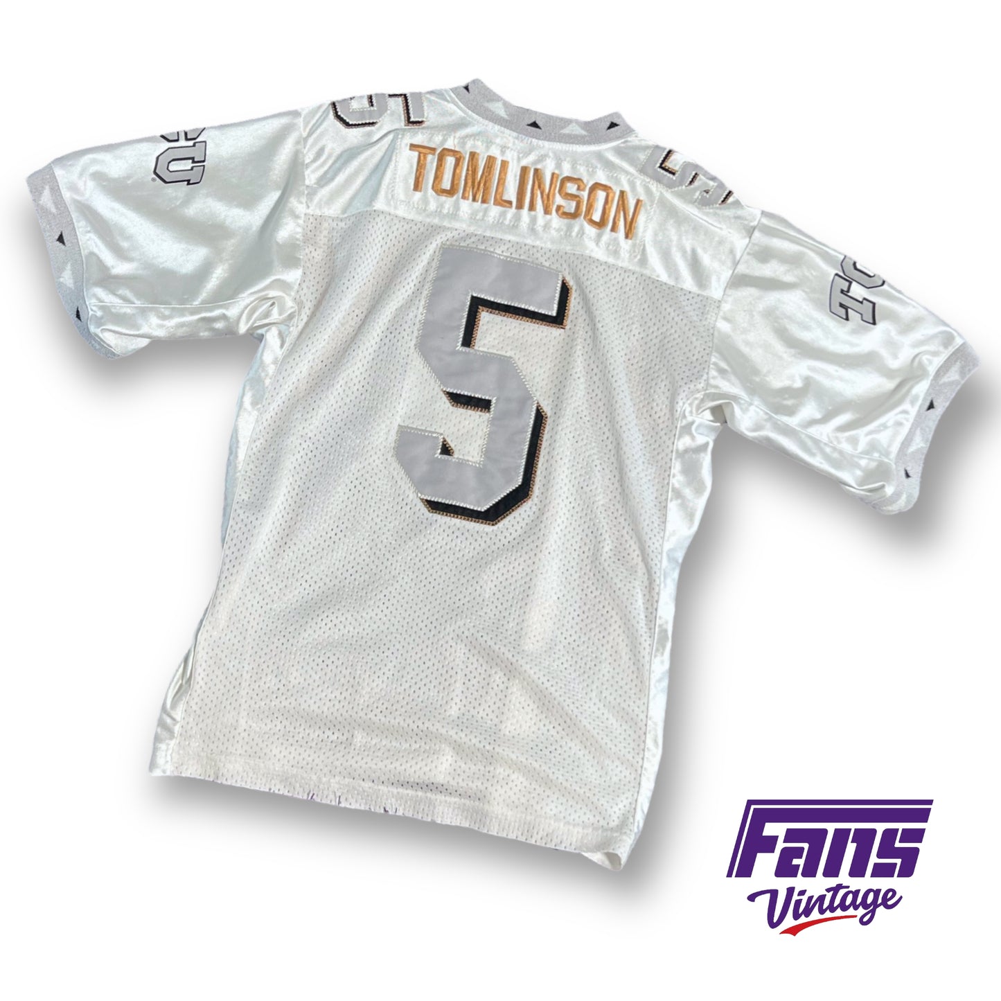 Vintage LaDainian Tomlinson TCU Football jersey - “Thrashed” Custom