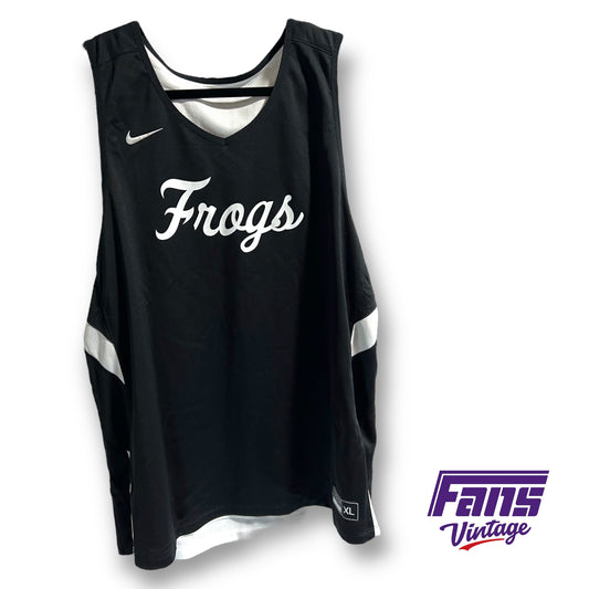 Nike TCU Basketball Team Issued Throwback Script Reversible practice jersey - New with tags!