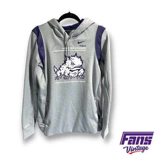 Nike TCU Football team issued hoodie - Big Horned Frog Logo