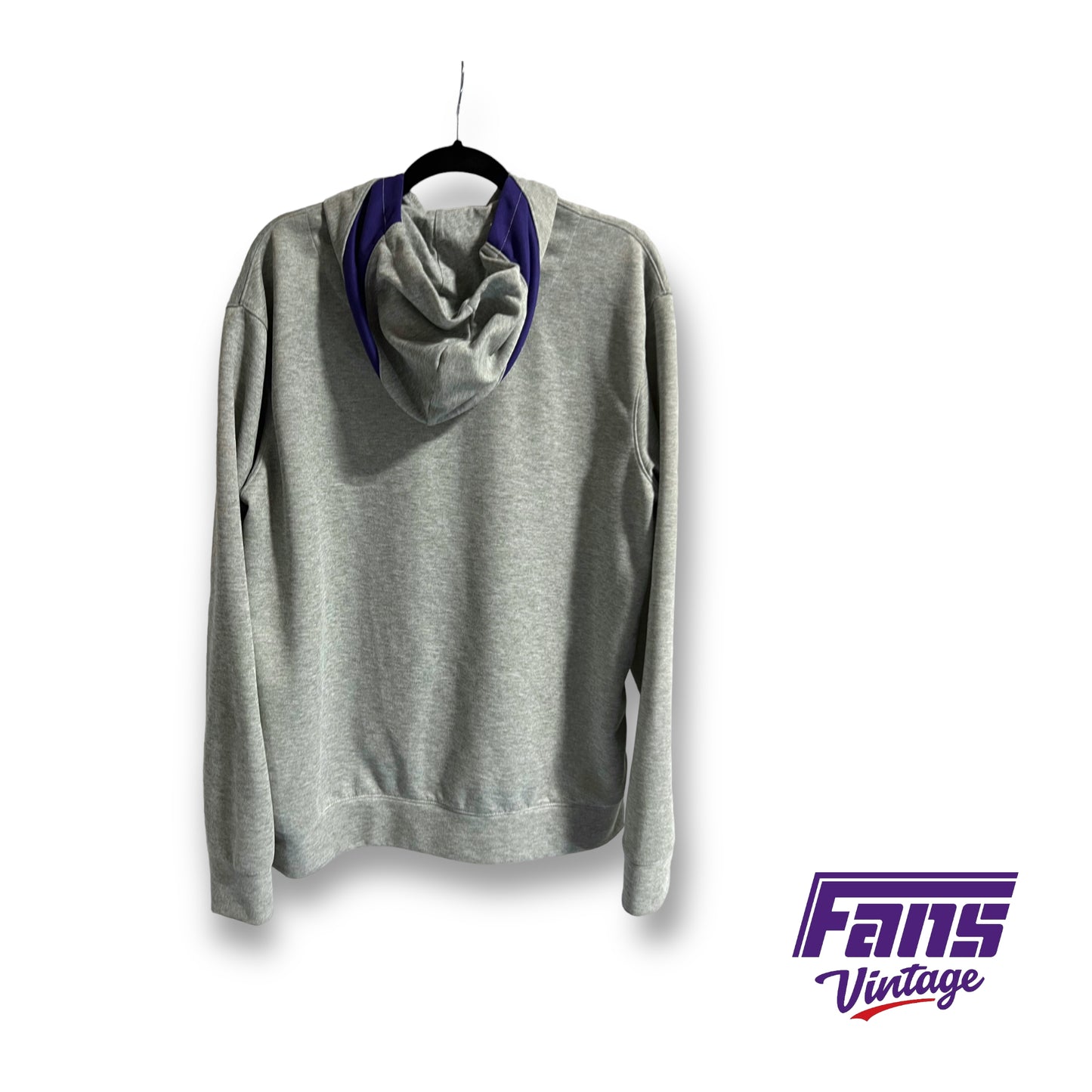 Nike TCU team issued Premium Travel hoodie - Center Swoosh!