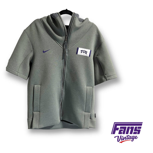 Nike TCU On-field College Showout Short Sleeve Hoodie