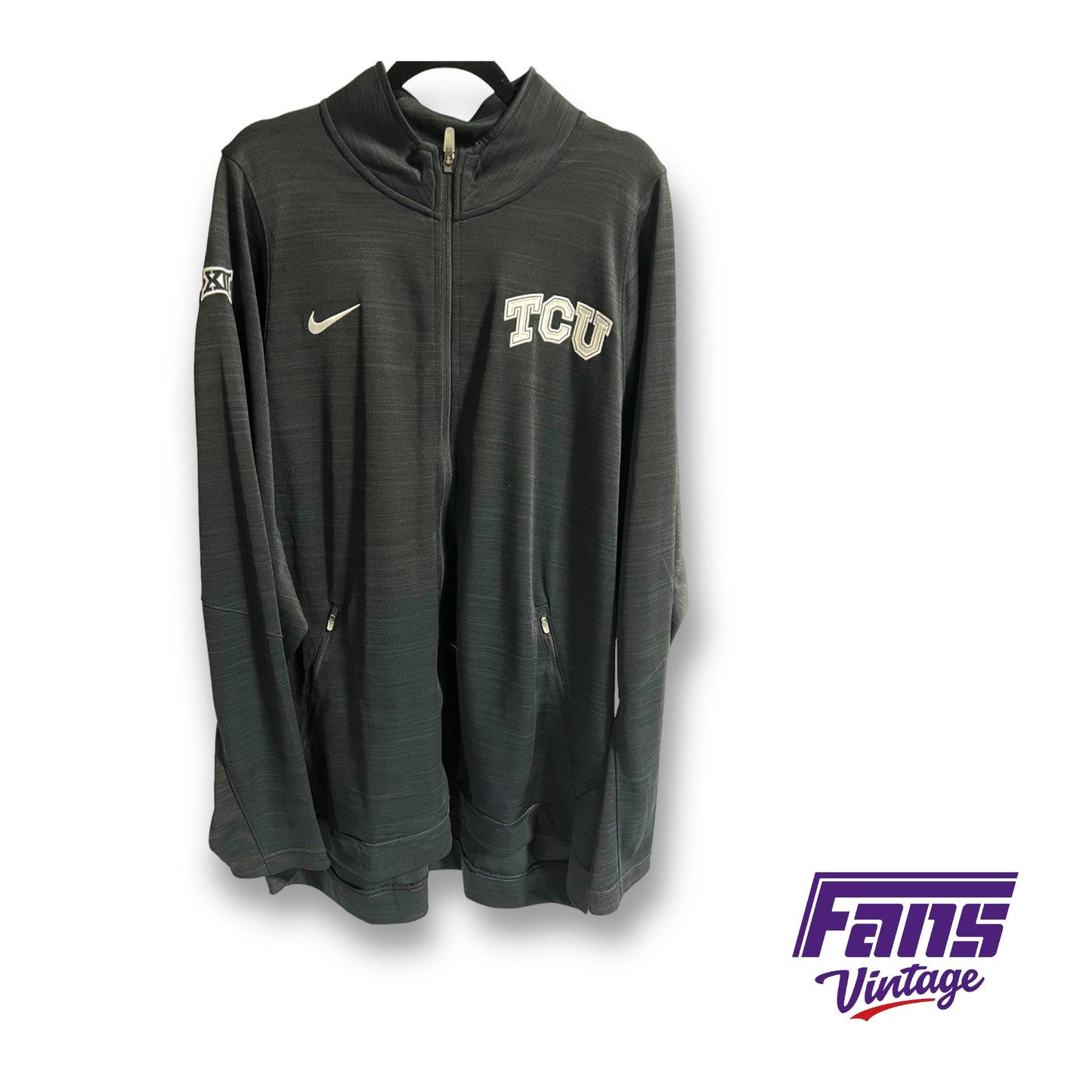 Nike TCU coach issued full-zip dri-fit jacket