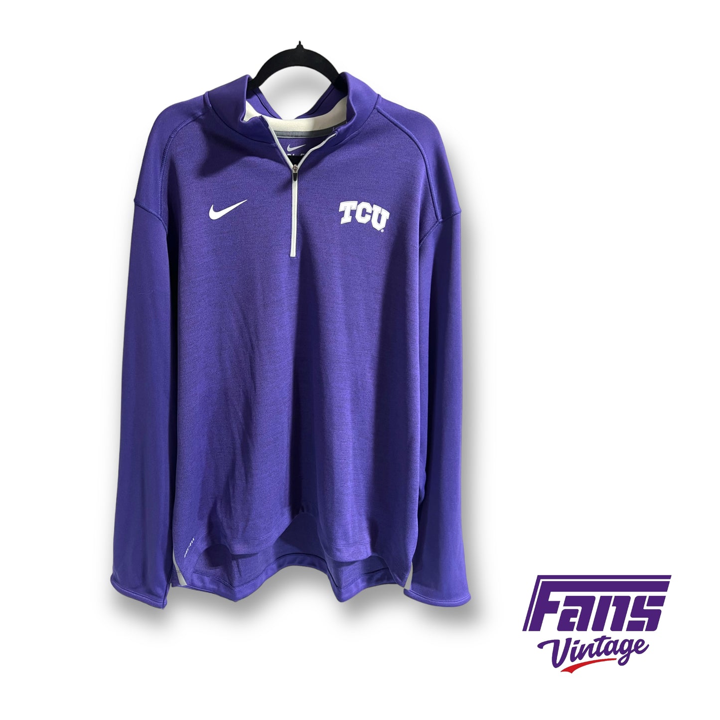 Nike TCU coach issued quarter-zip pullover