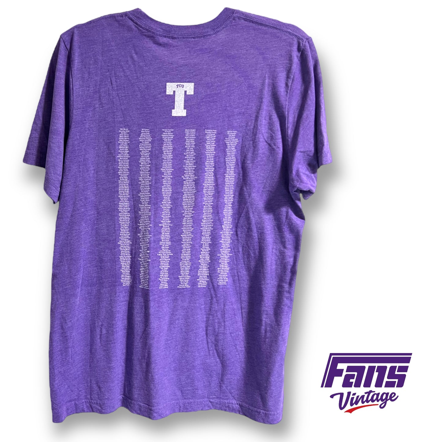 Block T TCU Basketball Alumni tee