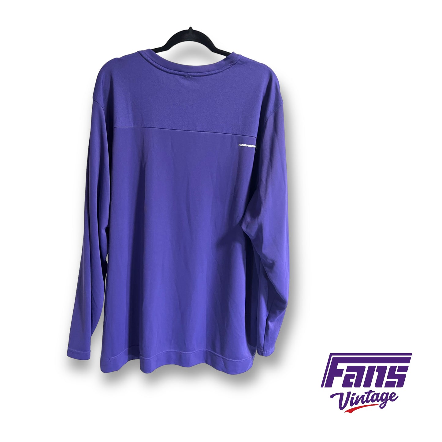 Nike TCU Team Issued Premium Long Sleeve Drifit Training Shirt