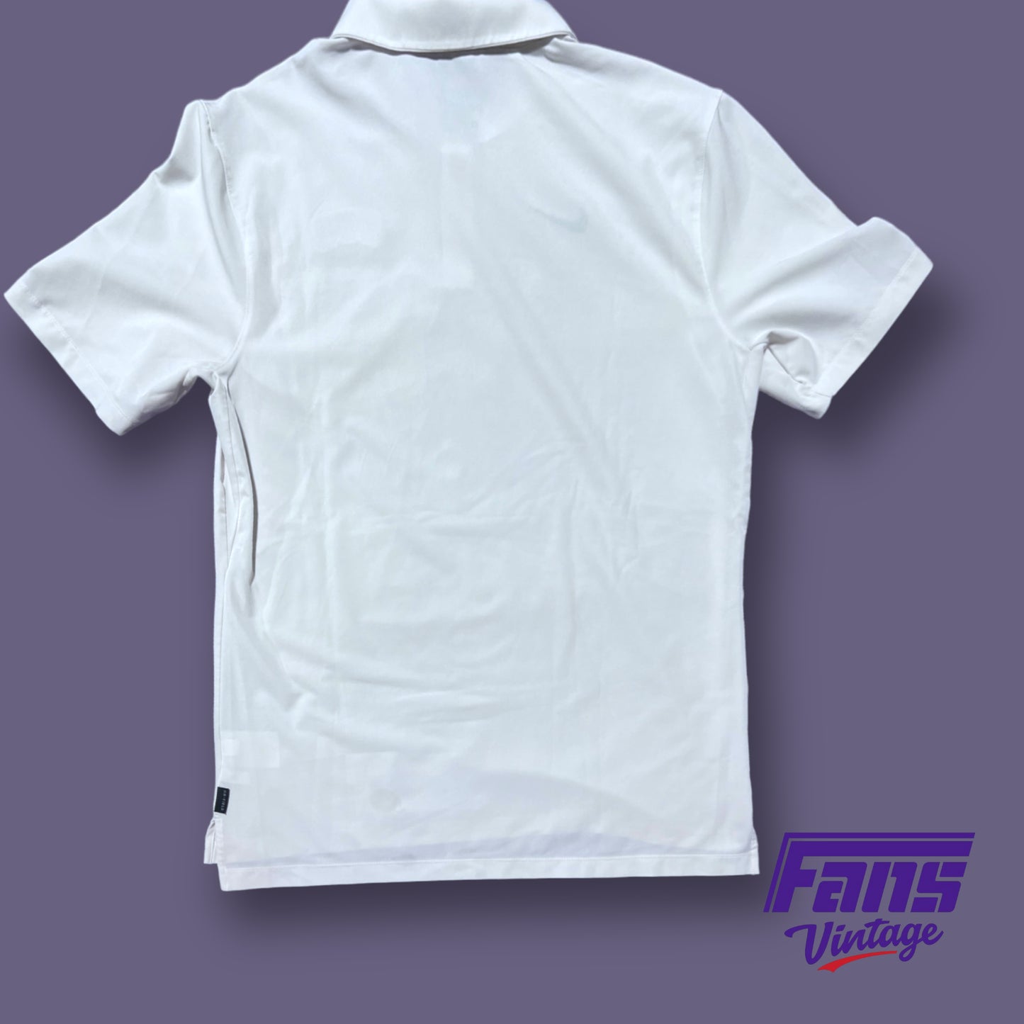 Nike TCU team issued off-white Drifit Zero lightweight “Tommy Bahama” Feel polo