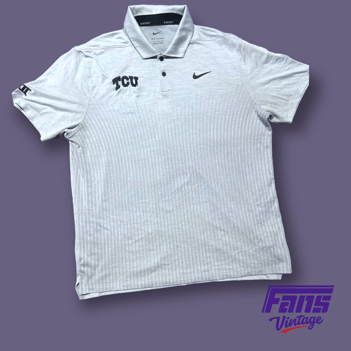 Nike Golf limited edition TCU coaches polo