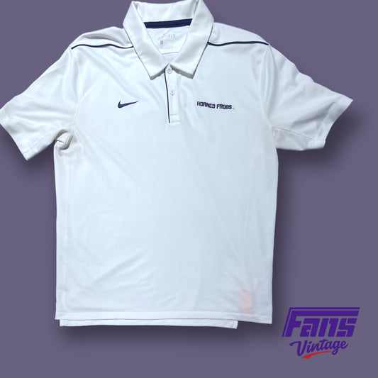 Nike TCU 'Horned Frogs' team issued polo
