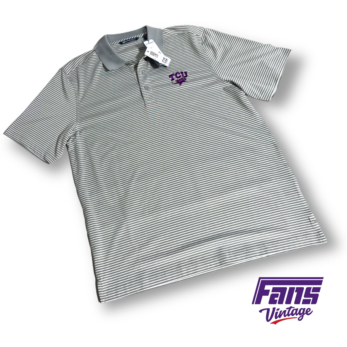 Rare Style! Cutter & Buck TCU polo