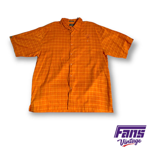 Y2K vintage Antigua TCU short sleeve button up