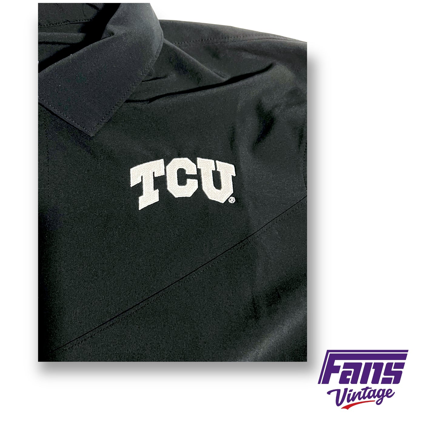 Awesome TCU Team Issue Coach Polo - Breezy Drifit Material!