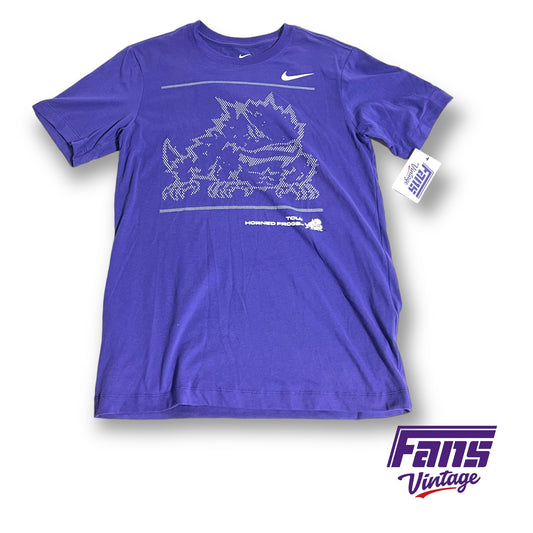 Nike TCU Horned Frog Team Issue Drifit Tee