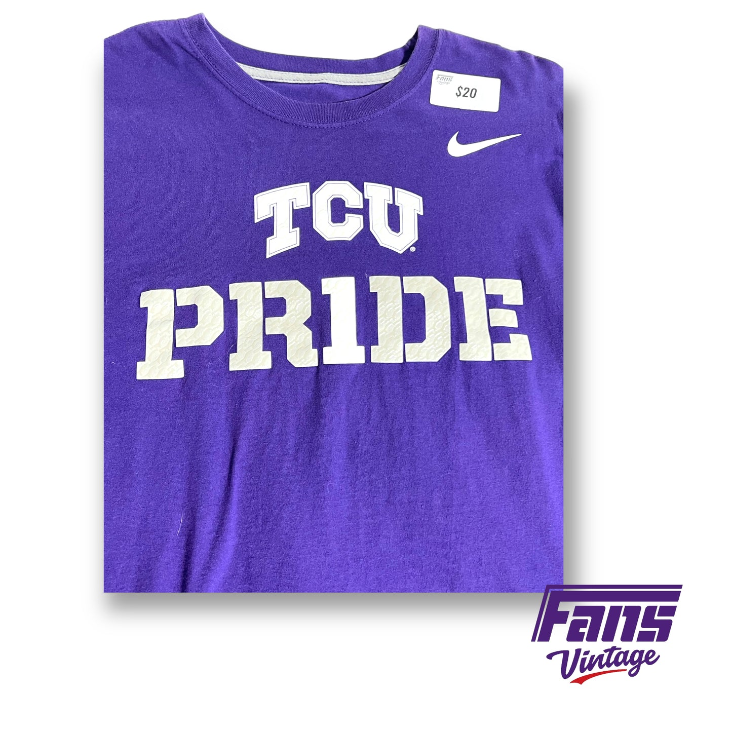 Nike TCU 'PR1DE' team issued tee