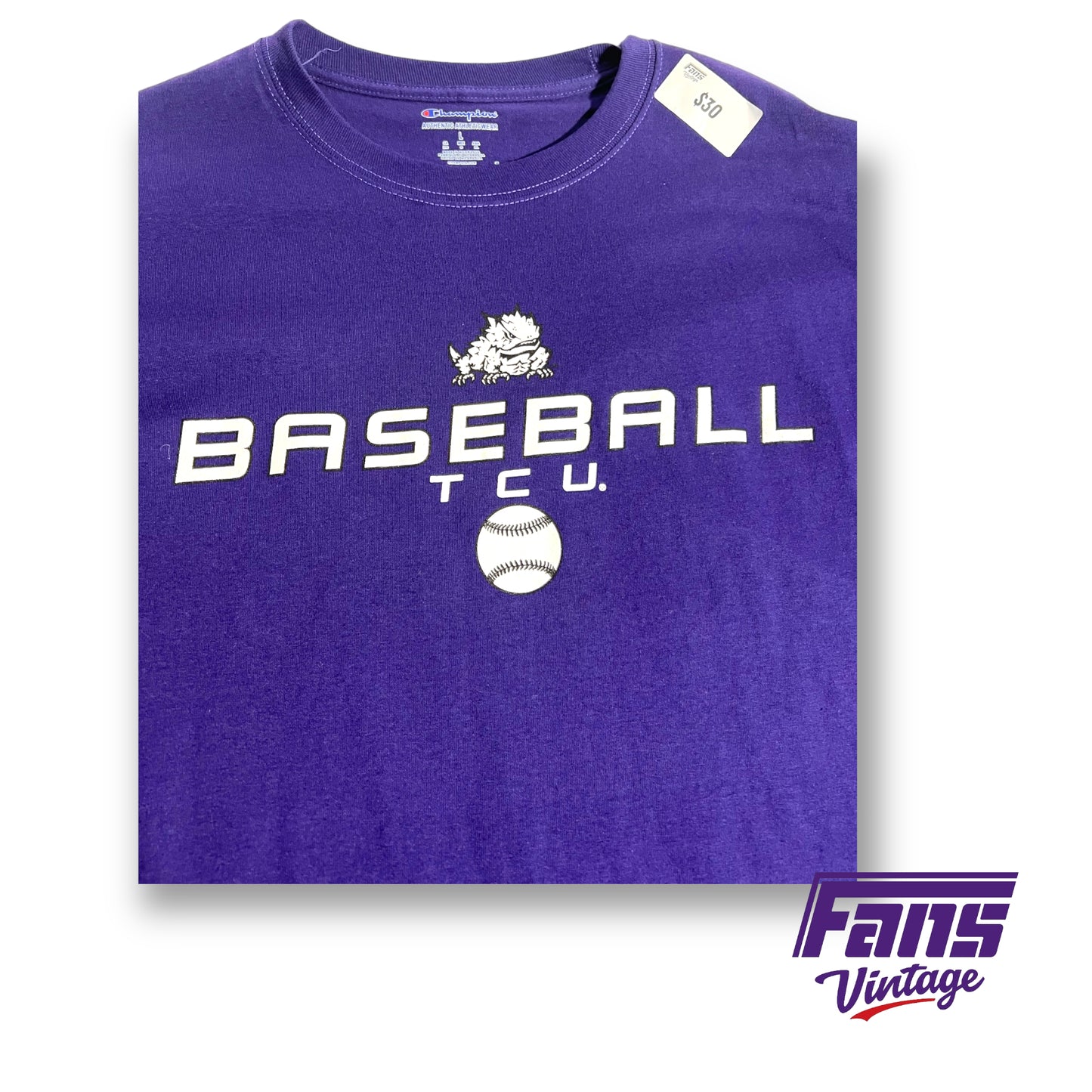 TCU Baseball Champion Brand Y2K Style Tee