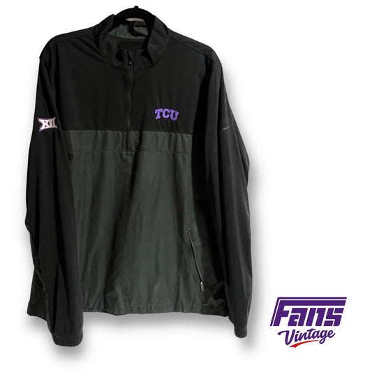 Nike Shield Victory Golf TCU team issued half-zip pullover - RARE team Exclusive!