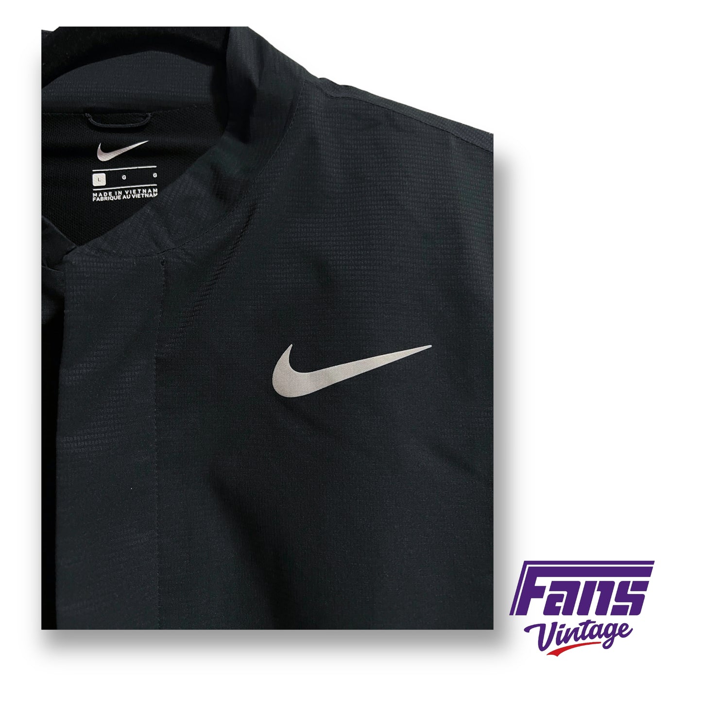 Nike TCU Golf Team Exclusive Mock Collar Rain Jacket