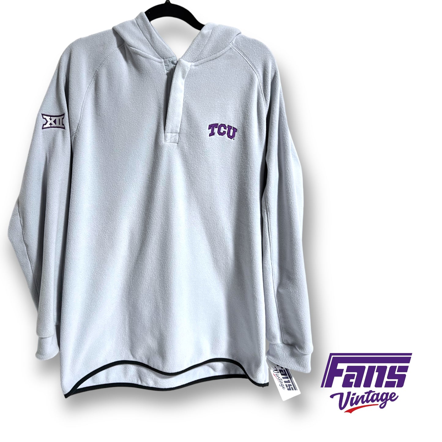 Golf Team Exclusive! Gorgeous Nike TCU team issued quarter-zip fleece hoodie