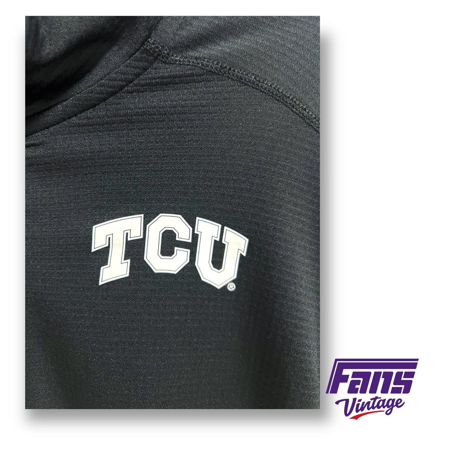 Nike TCU Golf Coach Issued Quarter Zip Sweater