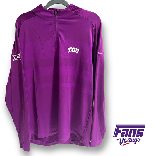 Nike TCU Golf team issued Coach's quarter-zip pullover - Rare!