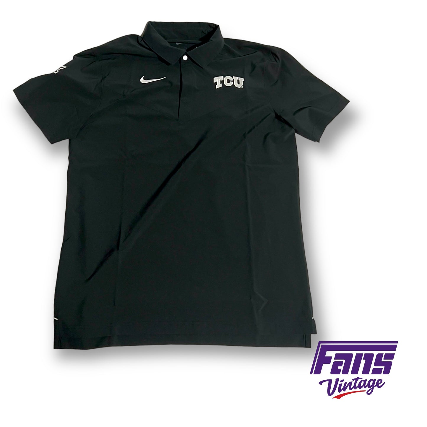 Awesome TCU Team Issue Coach Polo - Breezy Drifit Material!