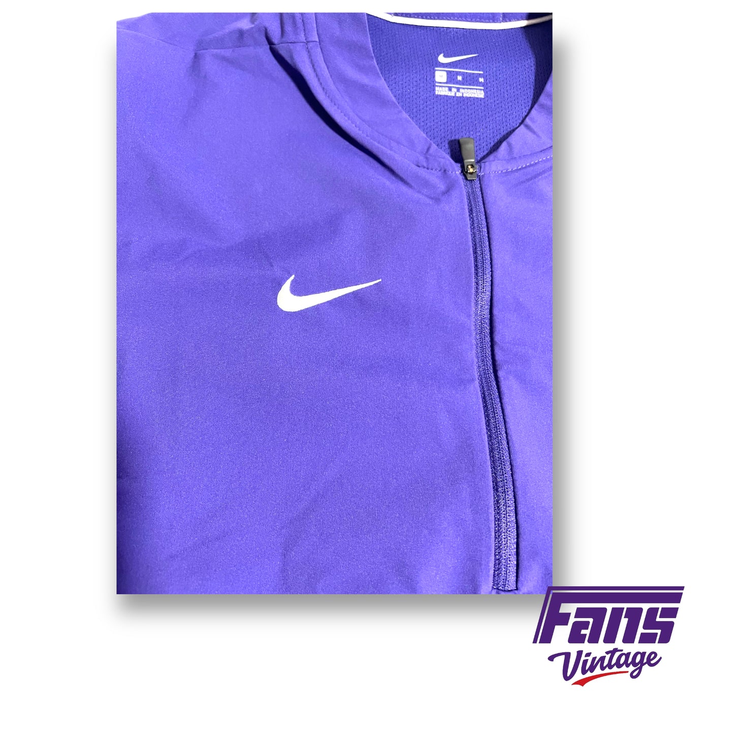 Nike TCU Baseball team issued short sleeve pullover