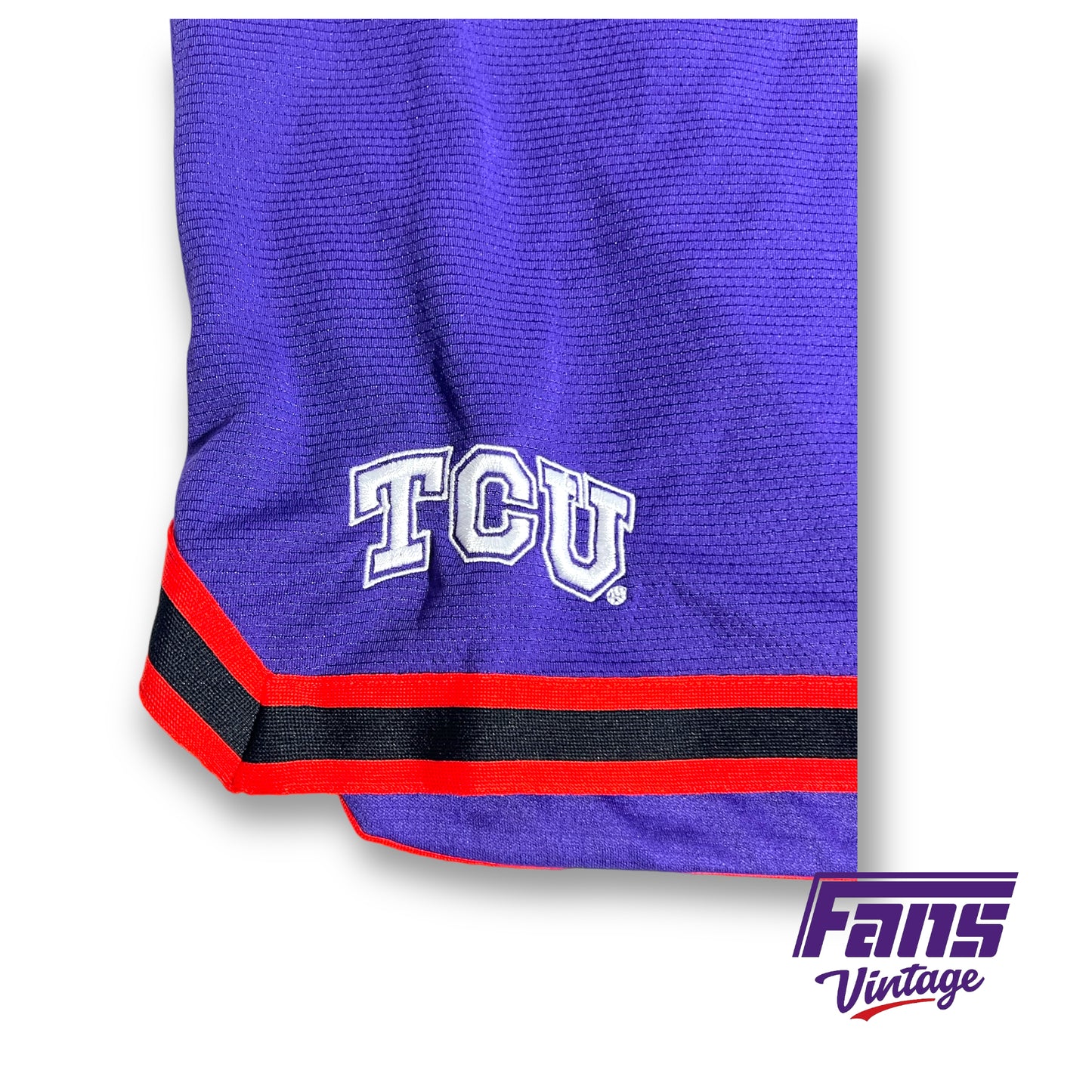 Nike TCU Basketball Player Exclusive Team Issued 'Spit Blood' shorts