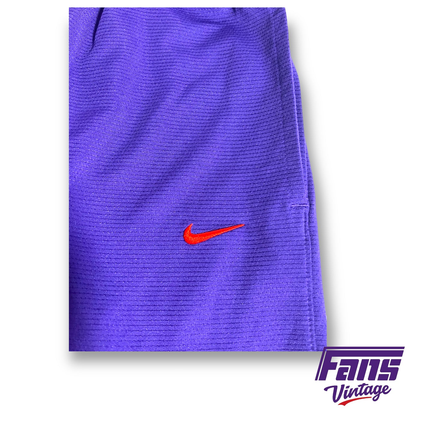 Nike TCU Basketball Player Exclusive Team Issued 'Spit Blood' shorts