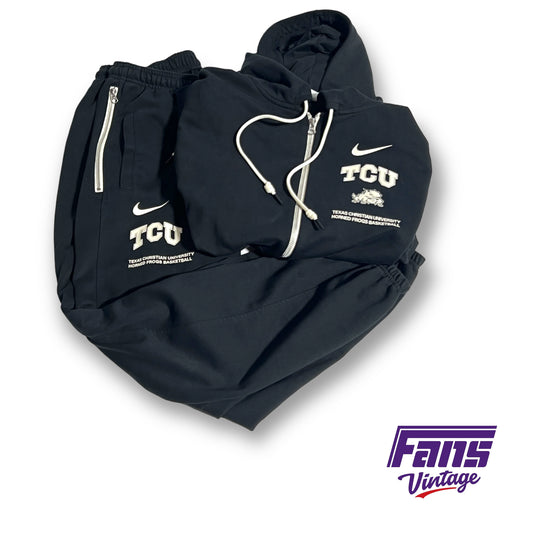 RARE! Nike TCU Basketball exclusive team issued sweatsuit travel set