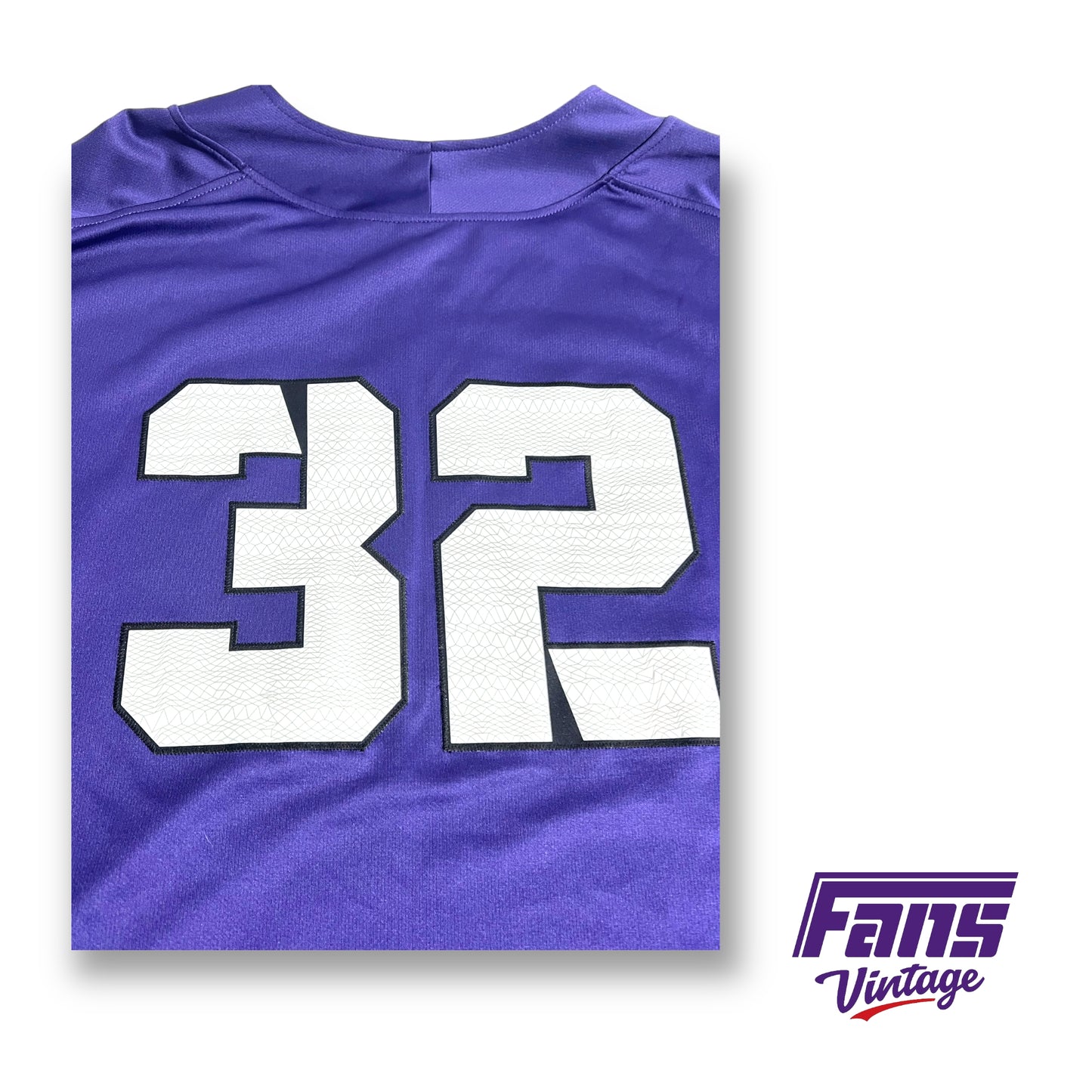 Authentic game worn Nike TCU Baseball jersey - 'Frogskin' lettering