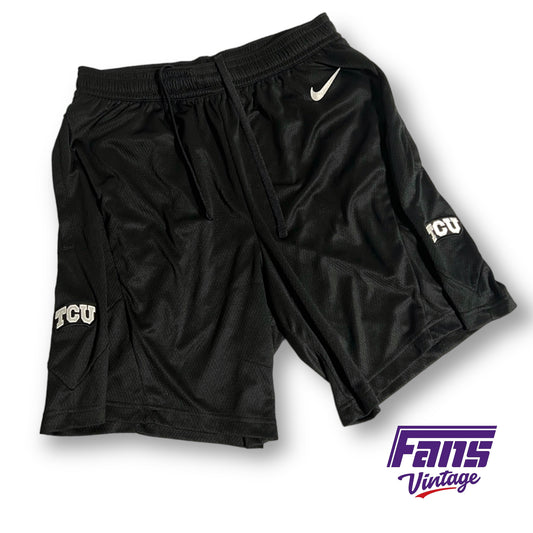 Nike TCU team issued dri-fit shorts - Slick