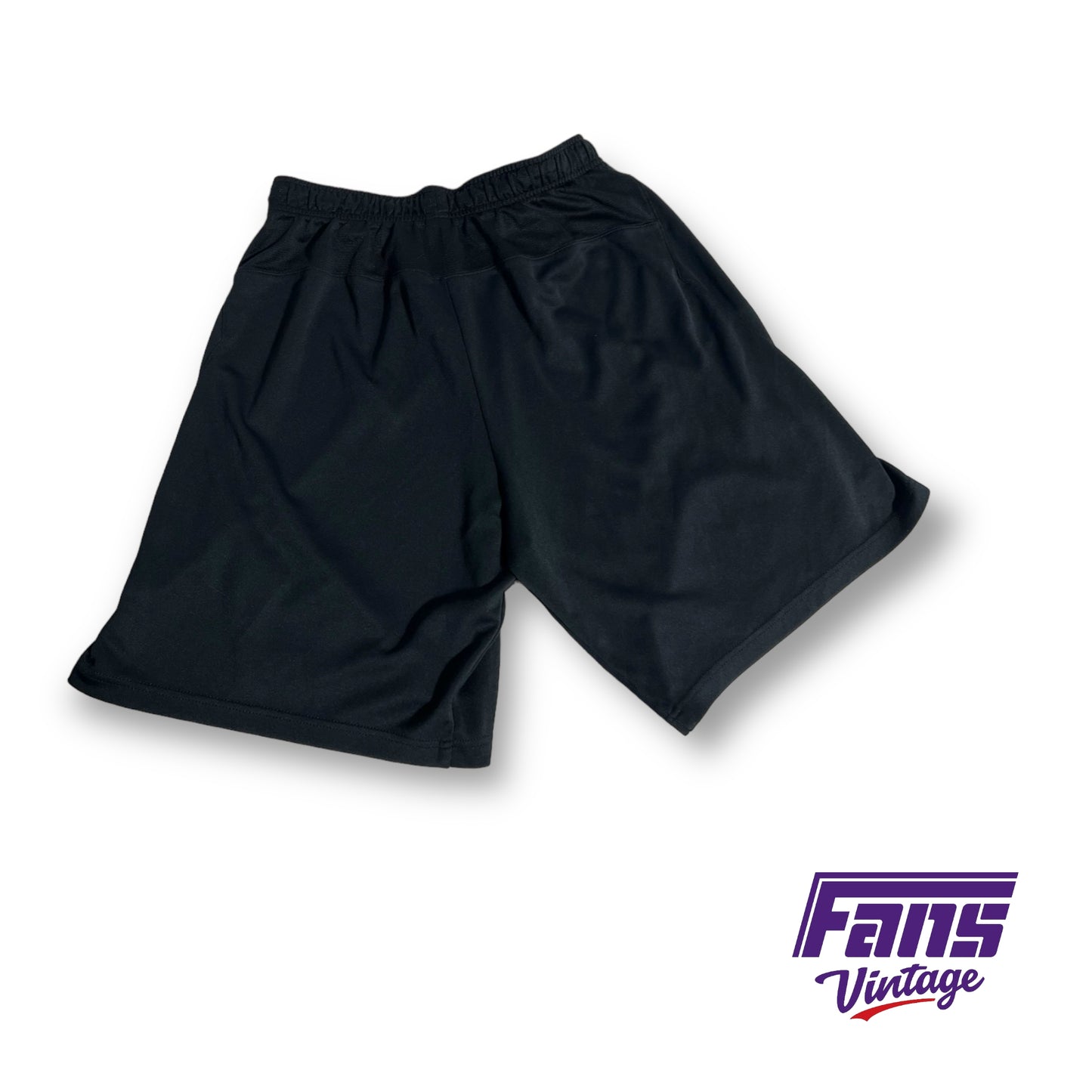 Nike TCU team issued dri-fit shorts - Purple Emblem