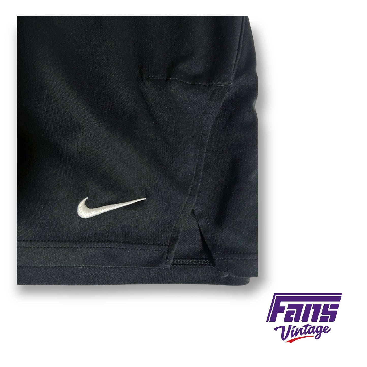 Nike TCU team issued dri-fit shorts - Purple Emblem
