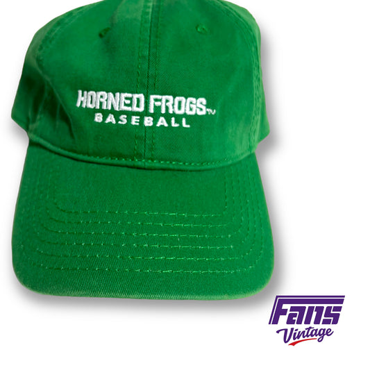 TCU Baseball St. Patricks Day adjustable hat