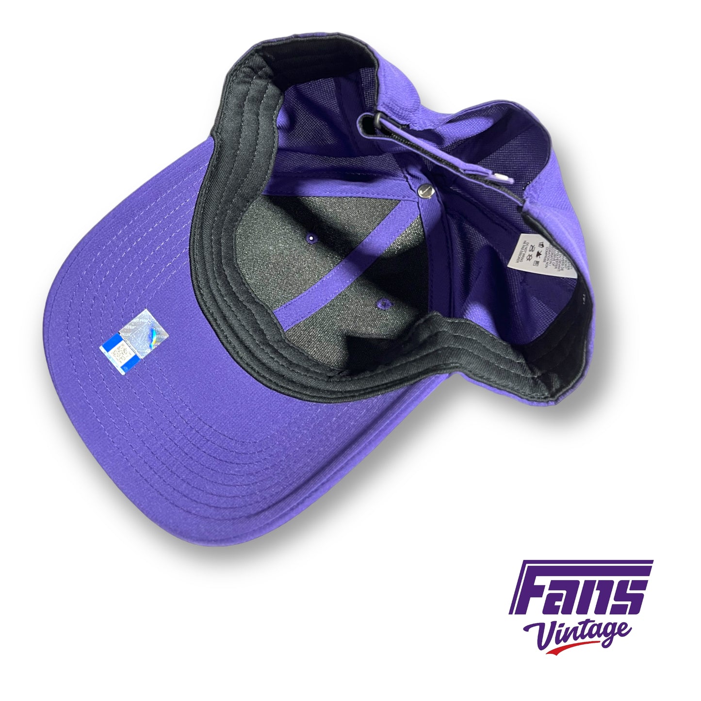 Nike TCU team issued dri-fit strap back hat