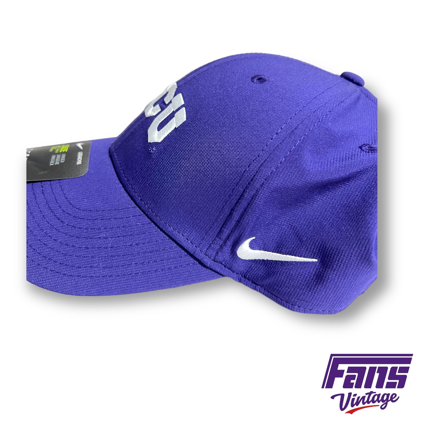 Nike TCU team issued dri-fit strap back hat